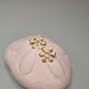 Gold Snowflake Earrings